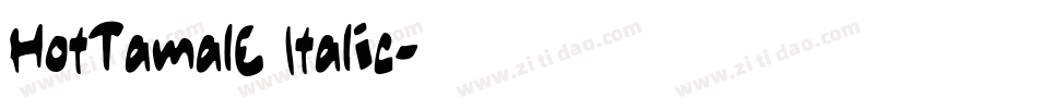 HotTamale Italic字体转换